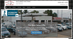 Desktop Screenshot of patandmikesautosales.com